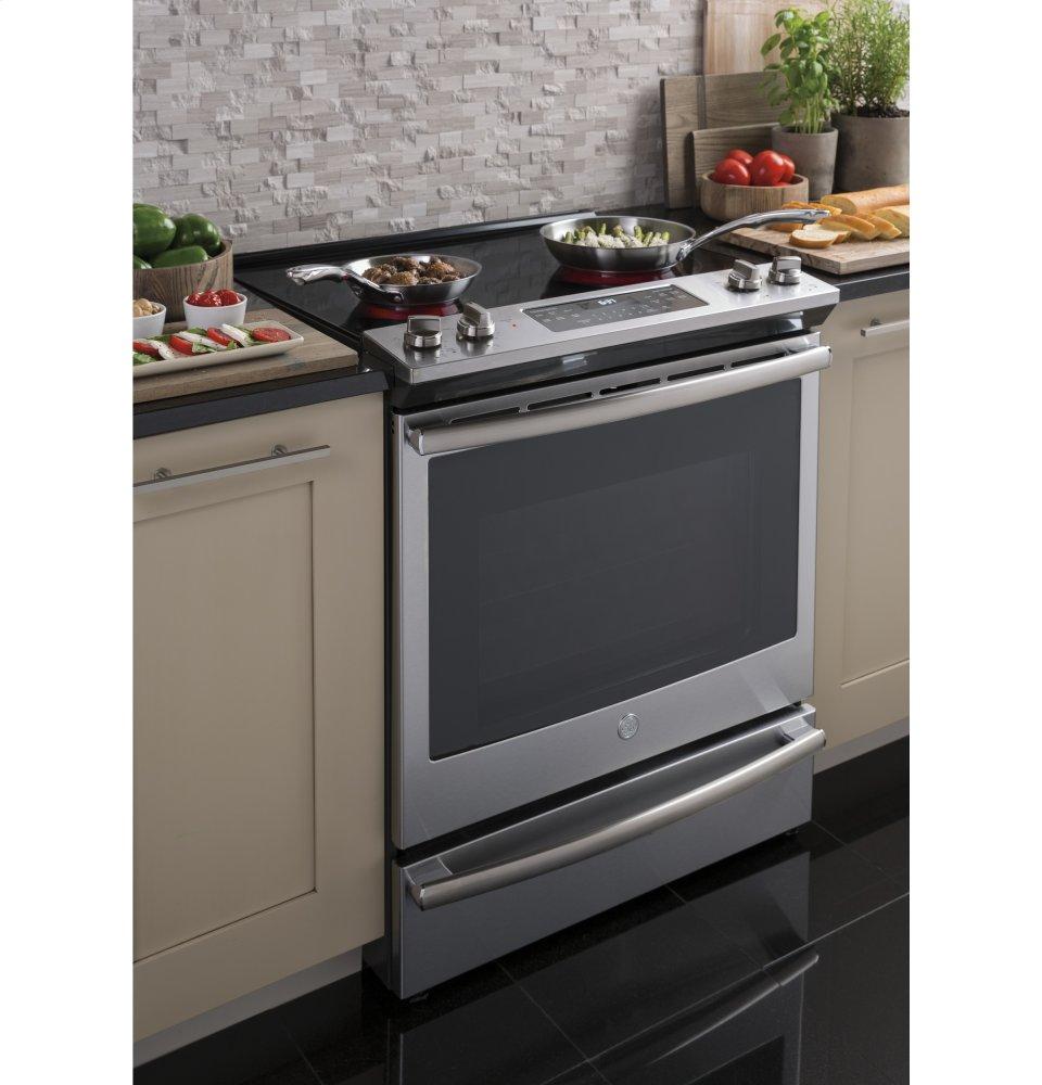 Ge Appliances JS760SLSS Ge® 30" Slide-In Electric Convection Range