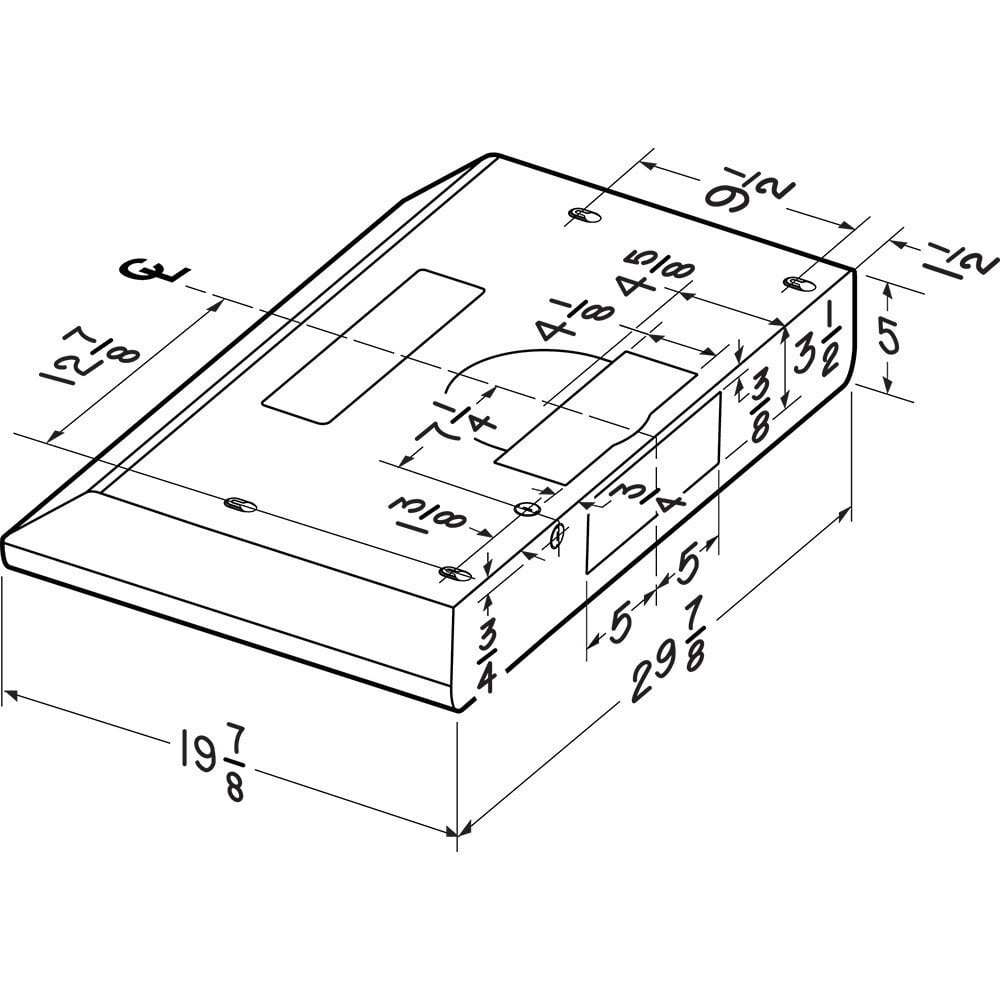 Broan BKSA130WW Broan® 30-Inch Convertible Under-Cabinet Range Hood, 250 Cfm, White