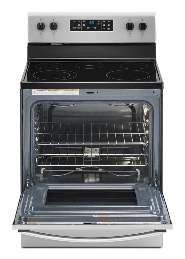 Whirlpool WFE505W0JS Freestanding Smoothtop Electric Range Town Appliance