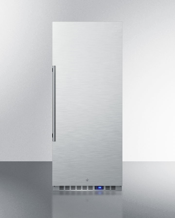 Summit FFAR121SS 10.1 Cu.Ft. Commercial All-Refrigerator With Stainless Steel Interior And Exterior, Digital Thermostat, Lock, And Automatic Defrost Operation