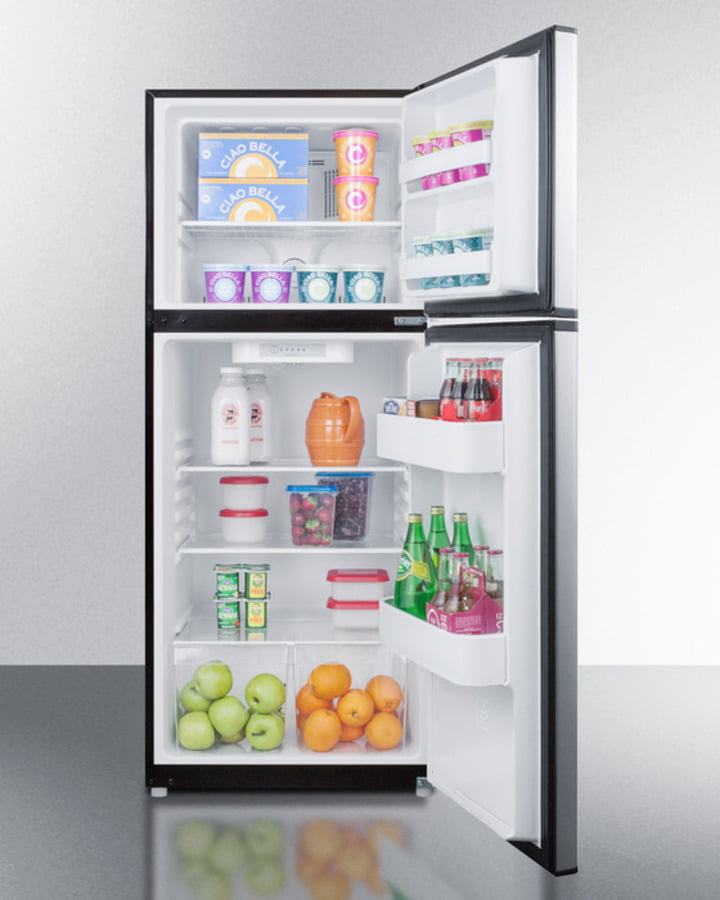 Summit FF1085SS 24" Wide Top Mount Refrigerator-Freezer