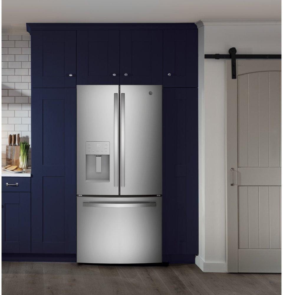 Ge Appliances GYE18JSLSS Ge® Energy Star® 17.5 Cu. Ft. Counter-Depth French-Door Refrigerator