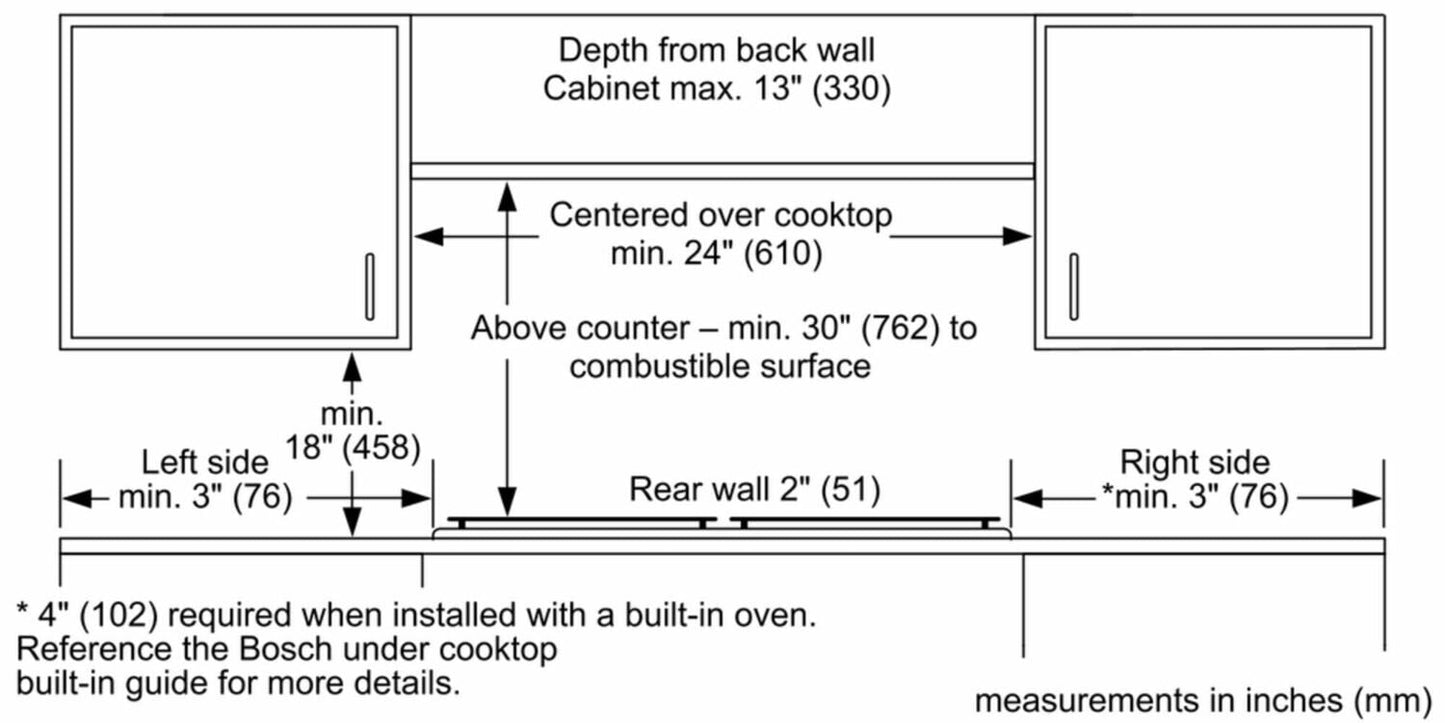 Bosch NGM5456UC 500 Series, 24" Gas Cooktop, 4 Burners, Stainless Steel