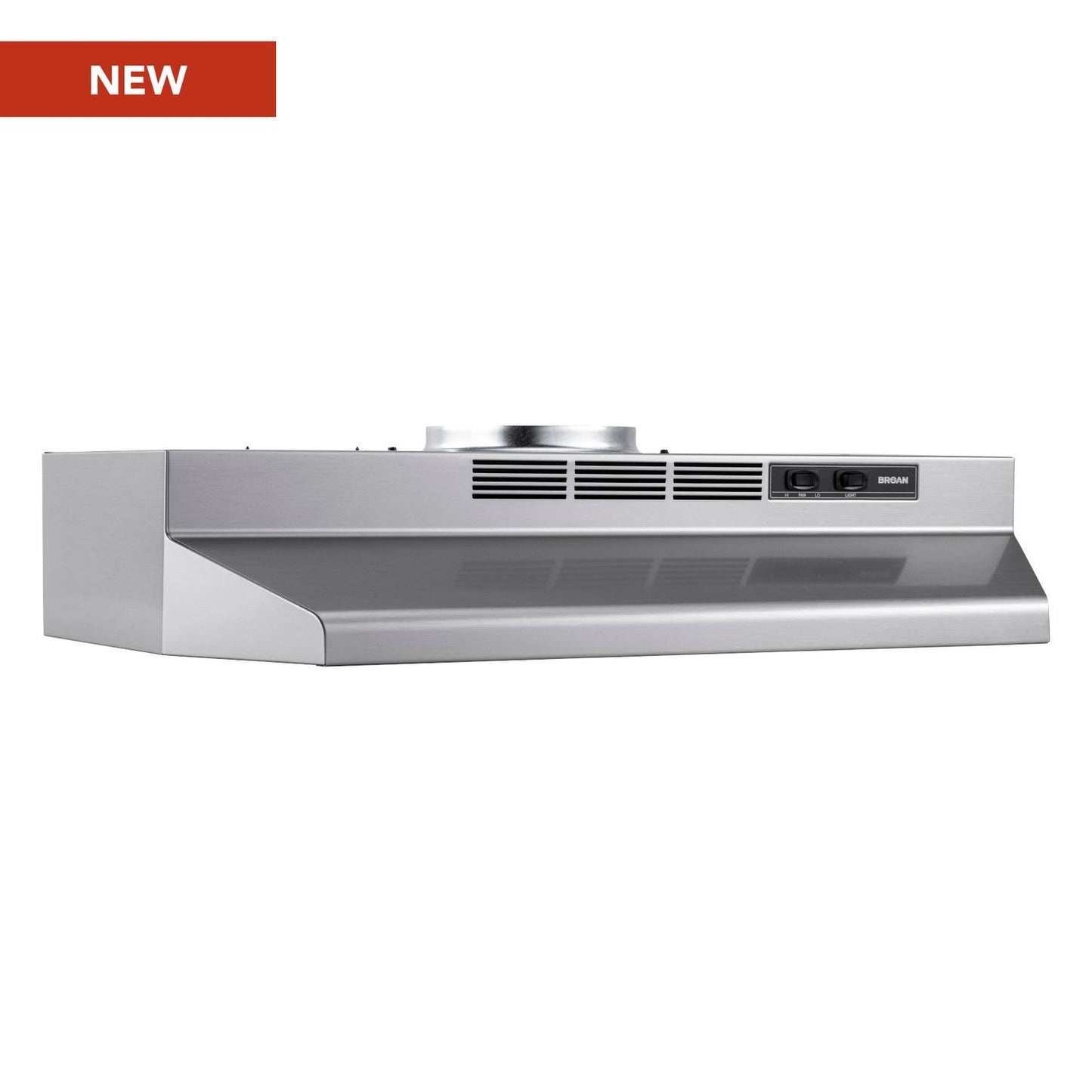 Broan F4030SF Broan® 30-Inch Convertible Under-Cabinet Range Hood, Stainless Finish With Printguard&#8482;, 230 Max Blower Cfm