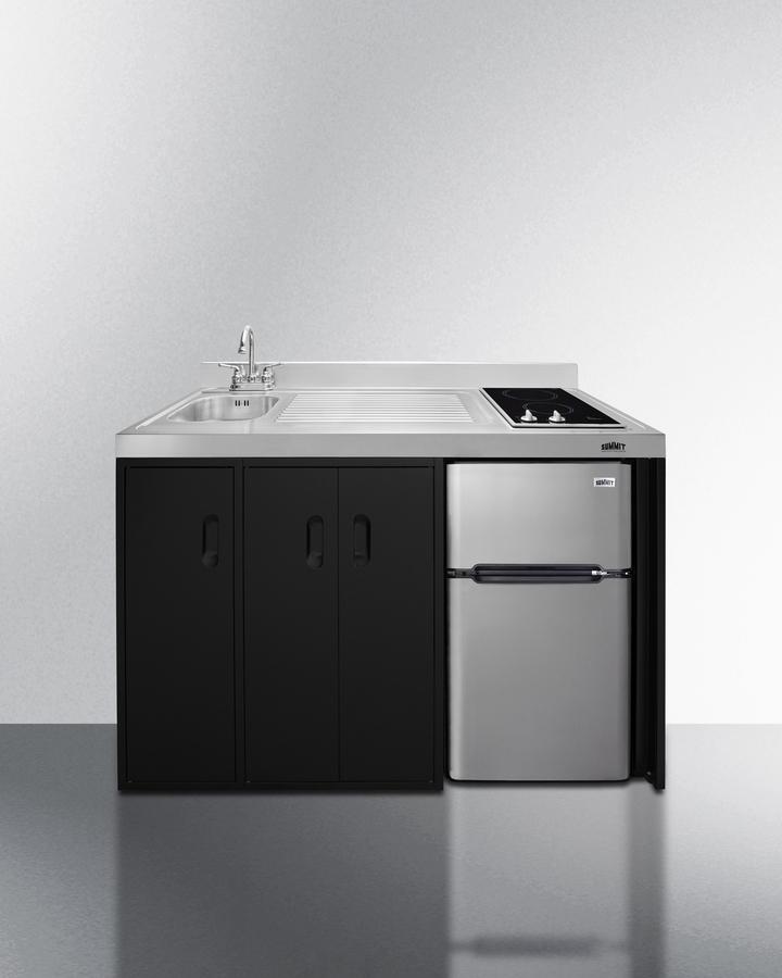Summit CK54SINKL 54" Wide All-In-One Kitchenette