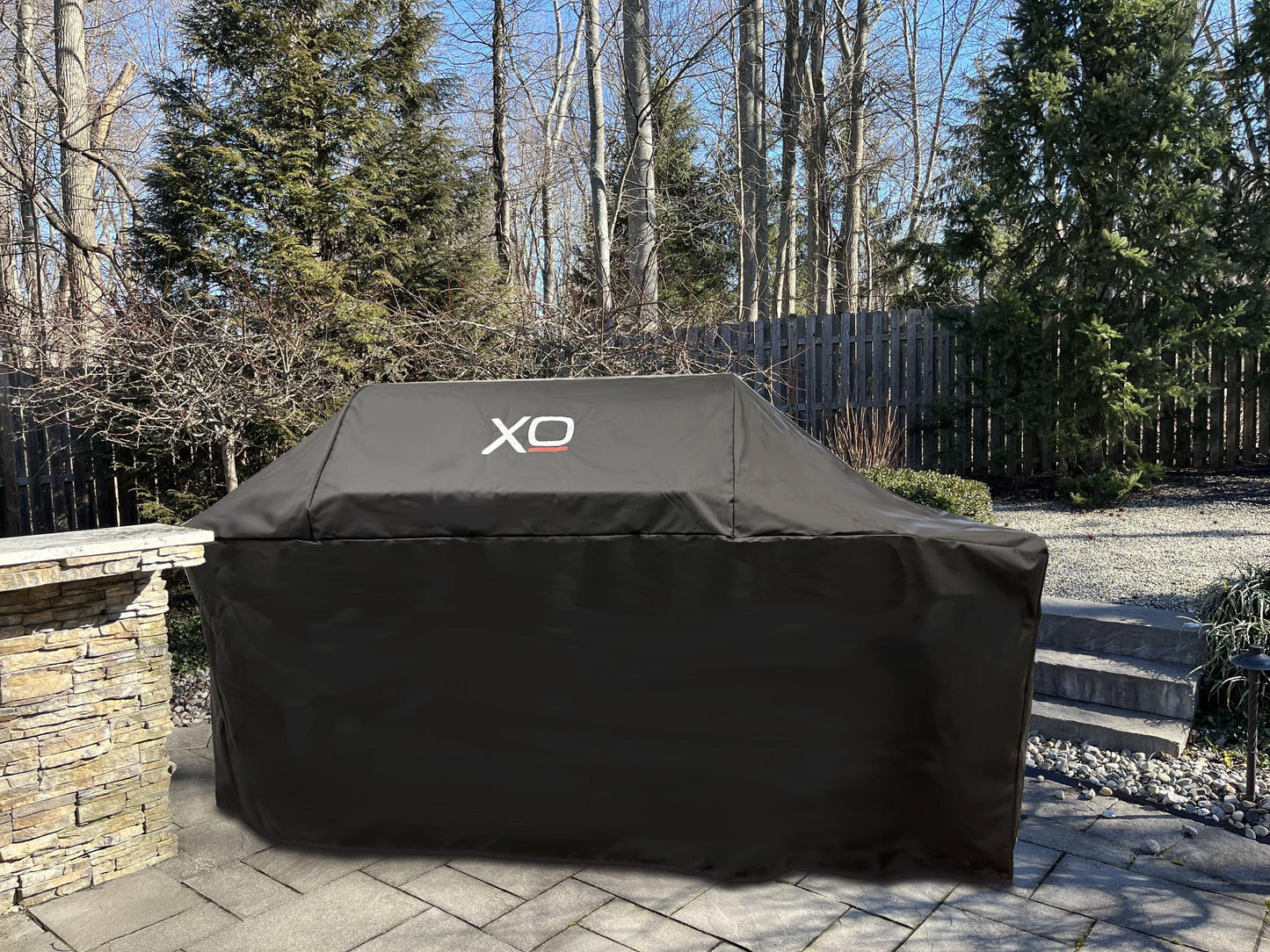 Xo Appliance XOGCOVER40FSSB 40" Xlt Freestanding Grill And Side Burner Cover
