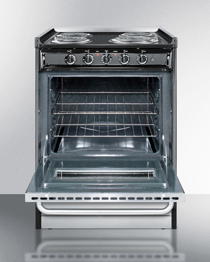 Summit TEM610BRWY 24" Wide Electric Coil Range
