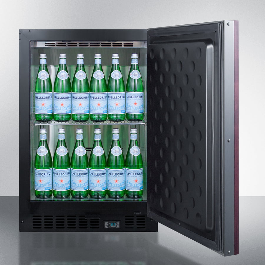 Summit SCR610BLSDIF 24" Wide Built-In Beverage Center