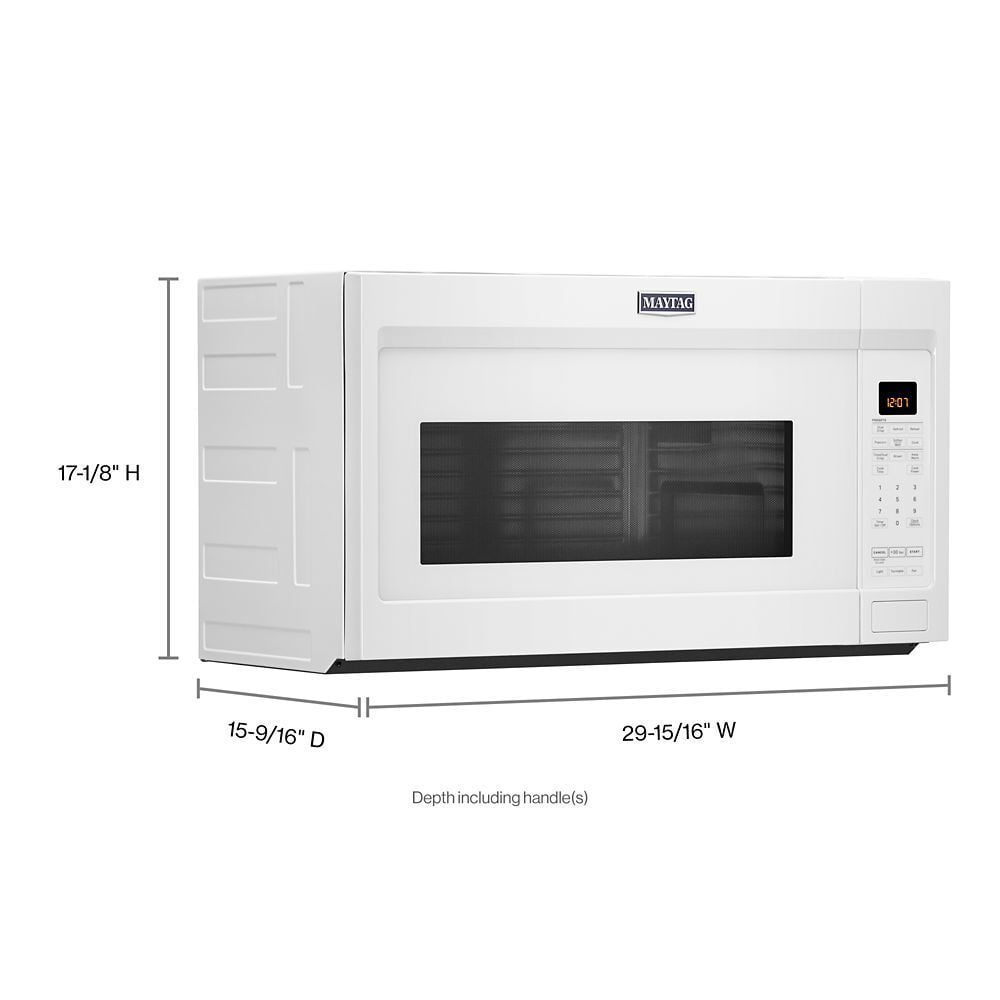 Maytag MMV4207JW Over-The-Range Microwave With Dual Crisp Feature - 1.9 Cu. Ft.