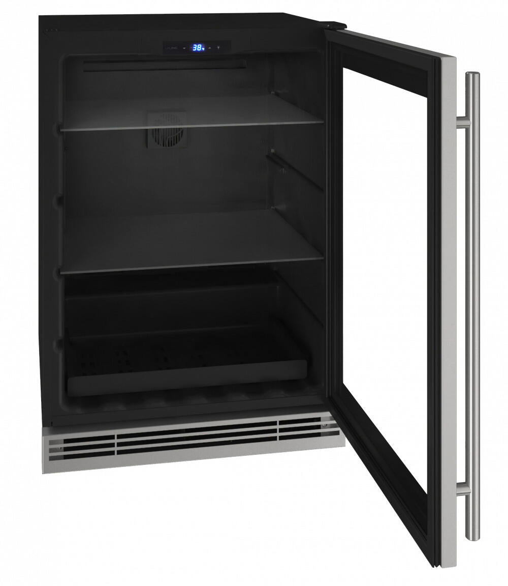 U-Line UHRE124SG01A Hre124 24" Refrigerator With Stainless Frame Finish (115V/60 Hz Volts /60 Hz Hz)