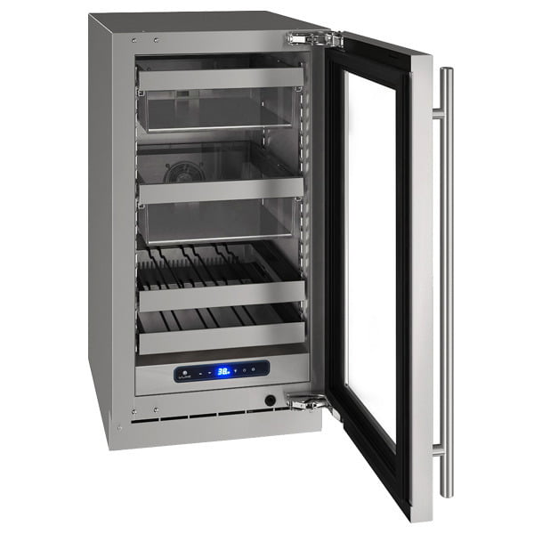 U-Line UHBV518SG41A Hbv518 18" Beverage Center With Stainless Frame Finish And Right-Hand Hinge Door Swing (115 V/60 Hz Volts /60 Hz Hz)
