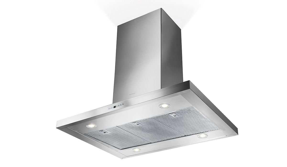 Faber BELAIS42SS600B 42" T-Shape Chimney Island Hood