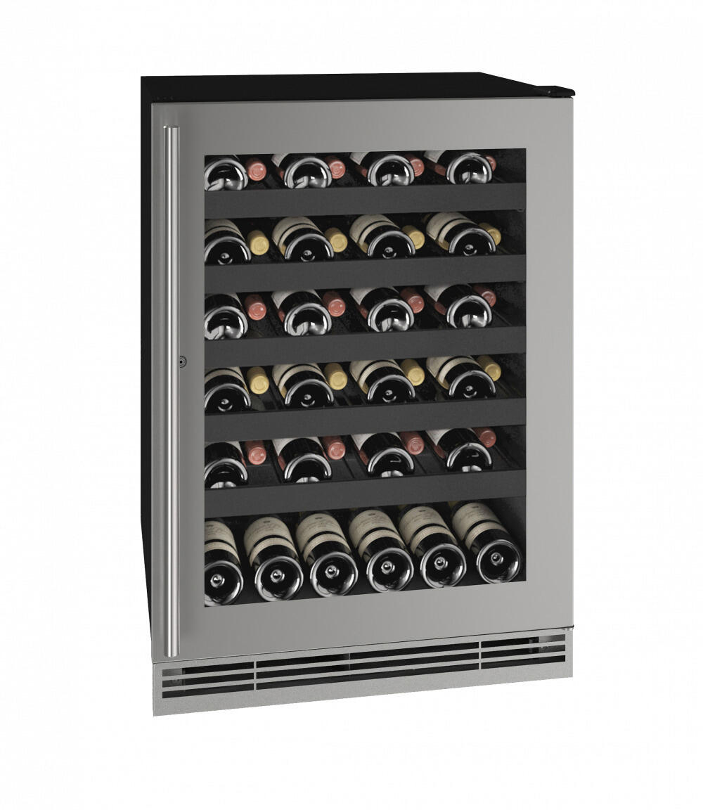 U-Line UHWC124SG31A Hwc124 24" Wine Refrigerator With Stainless Frame Finish (115V/60 Hz Volts /60 Hz Hz)