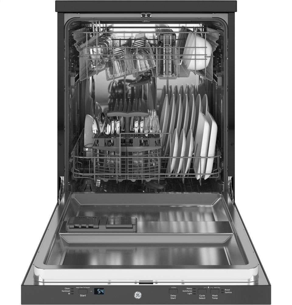 Ge Appliances GPT225SSLSS Ge® 24" Stainless Steel Interior Portable Dishwasher With Sanitize Cycle