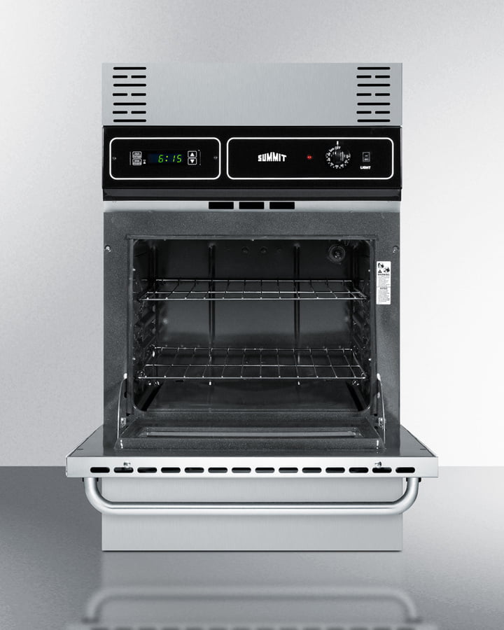 Summit TTM7212BKW 24" Wide Gas Wall Oven
