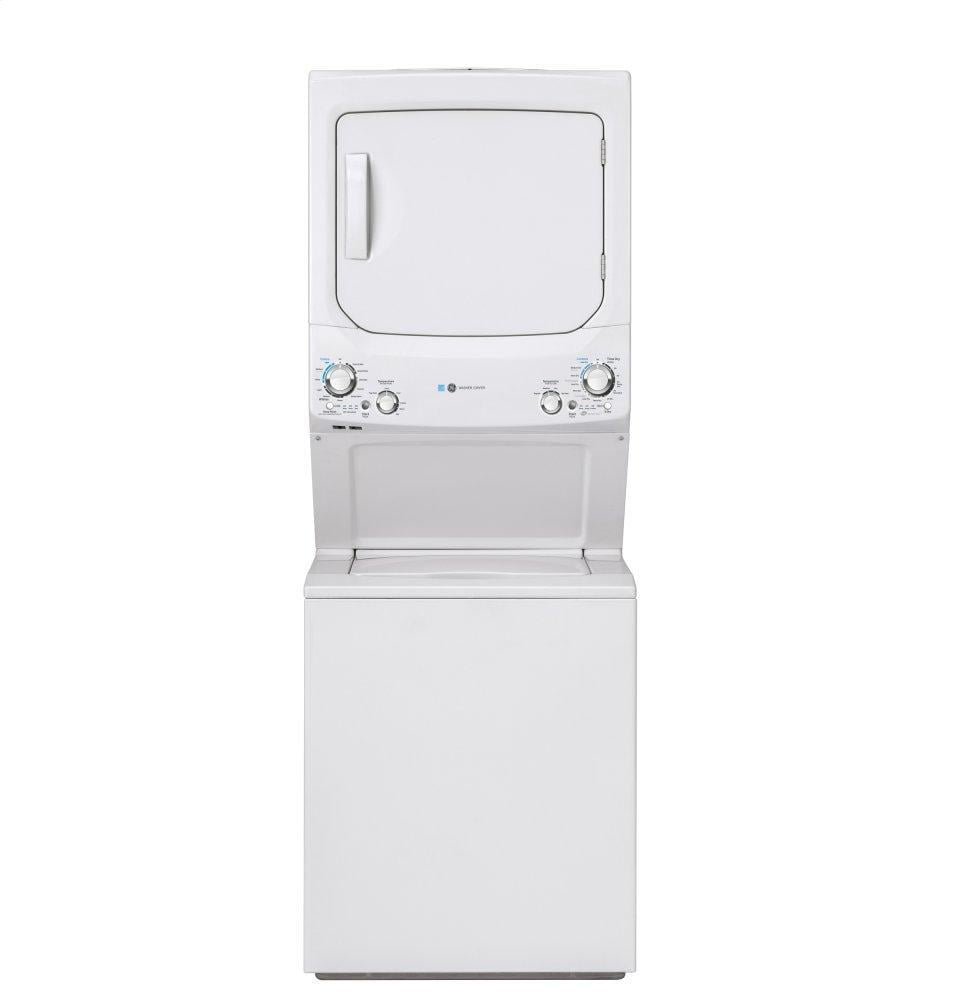 Ge Appliances GUD27EESNWW Ge Unitized Spacemaker® Energy Star® 3.9 Cu. Ft. Capacity Washer With Stainless Steel Basket And 5.9 Cu. Ft. Capacity Electric Dryer
