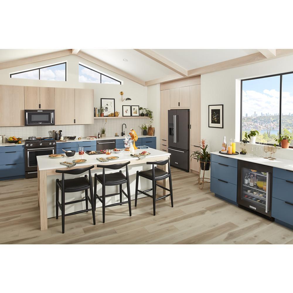 Kitchenaid KRFF577KBS 26.8 Cu. Ft. Standard-Depth French Door Refrigerator With Exterior Ice And Water Dispenser