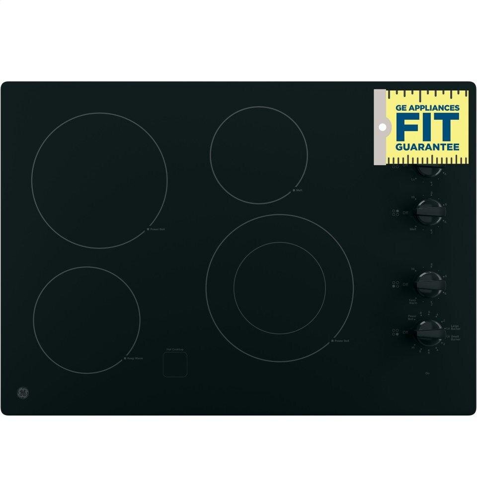 Ge Appliances JP3530DJBB Ge® 30" Built-In Knob Control Electric Cooktop