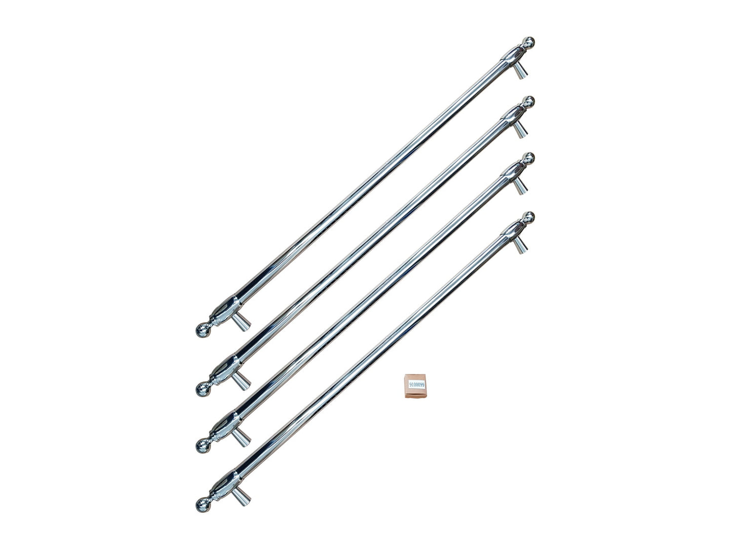 Bertazzoni HERHK36REF Handle Kit For 36 French Door Refrigerator Stainless Steel