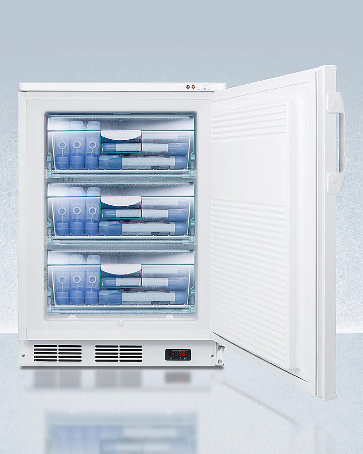 Summit VT65MLGP Freestanding Medical General Purpose All-Freezer Capable Of -25 C Operation With Front-Mounted Lock