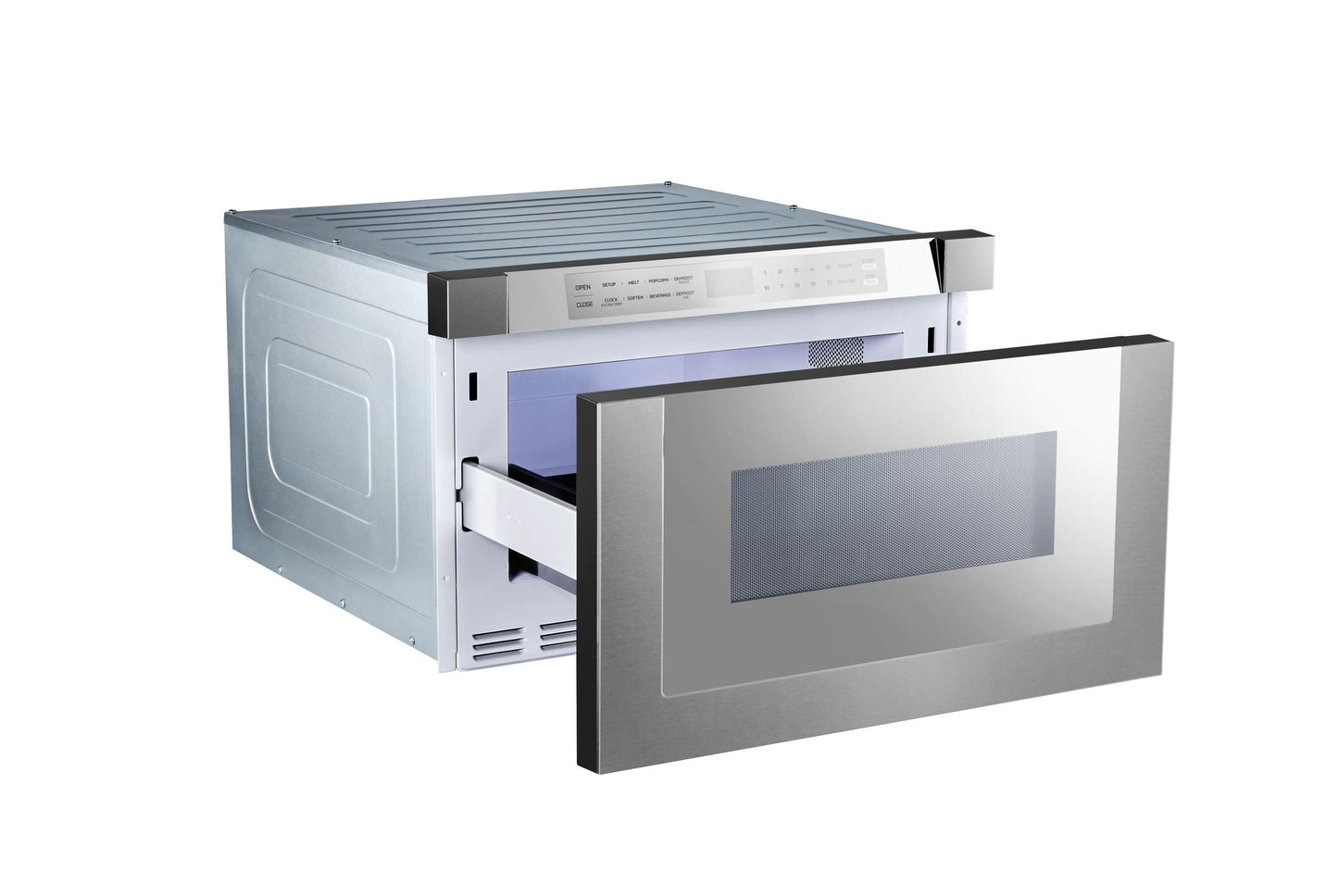 Xo Appliance XOMWD24SM 24" Built-In Microwave Drawer - Silver Mirror Finish