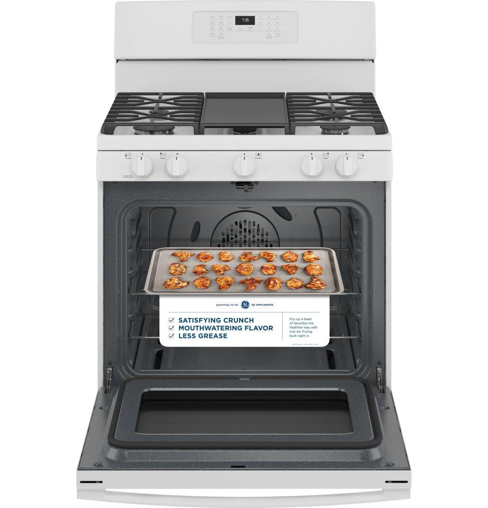 Ge Appliances JGB735DPWW Ge® 30" Free-Standing Gas Convection Range With No Preheat Air Fry