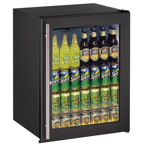 U-Line UADA24RGLB13B 24" Refrigerator With Black Frame Finish (115 V/60 Hz Volts /60 Hz Hz)