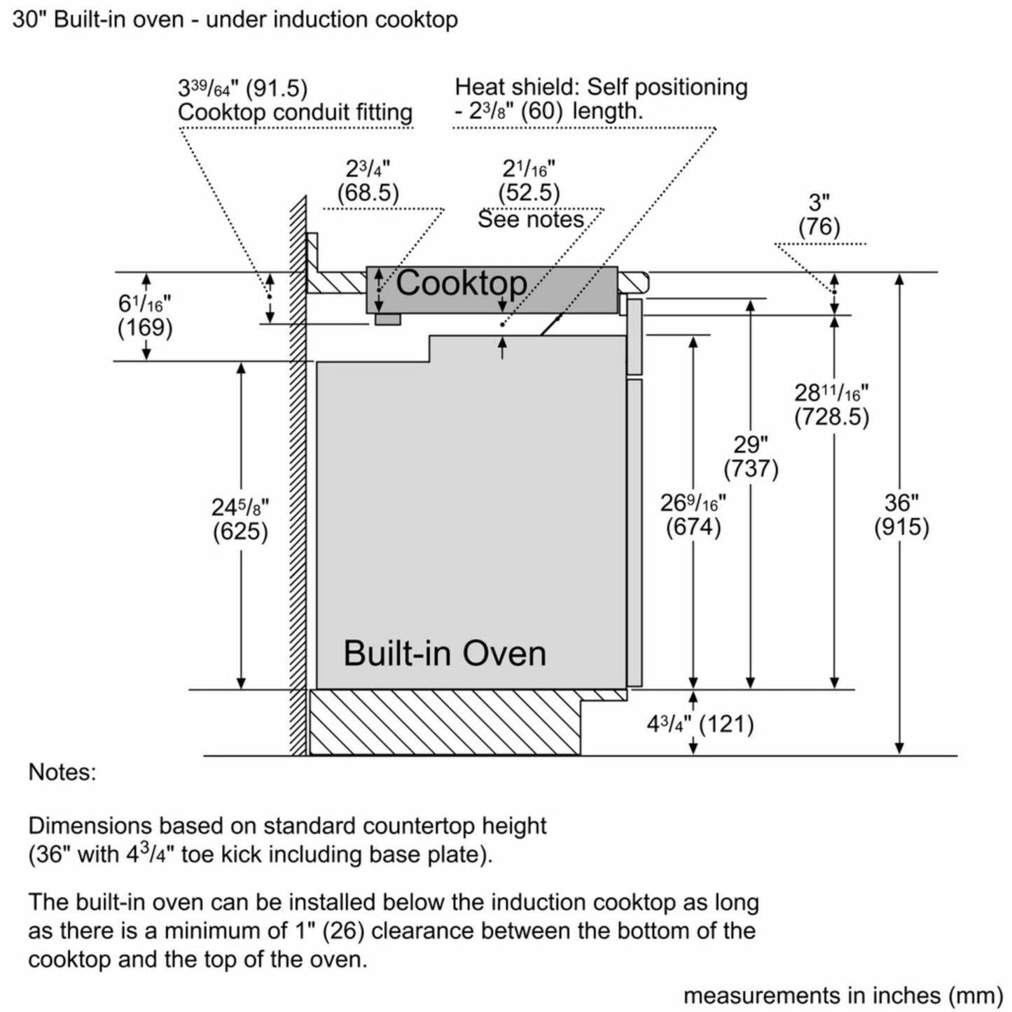 Bosch NIT5469UC 500 Series Induction Cooktop 24'' Black Nit5469Uc
