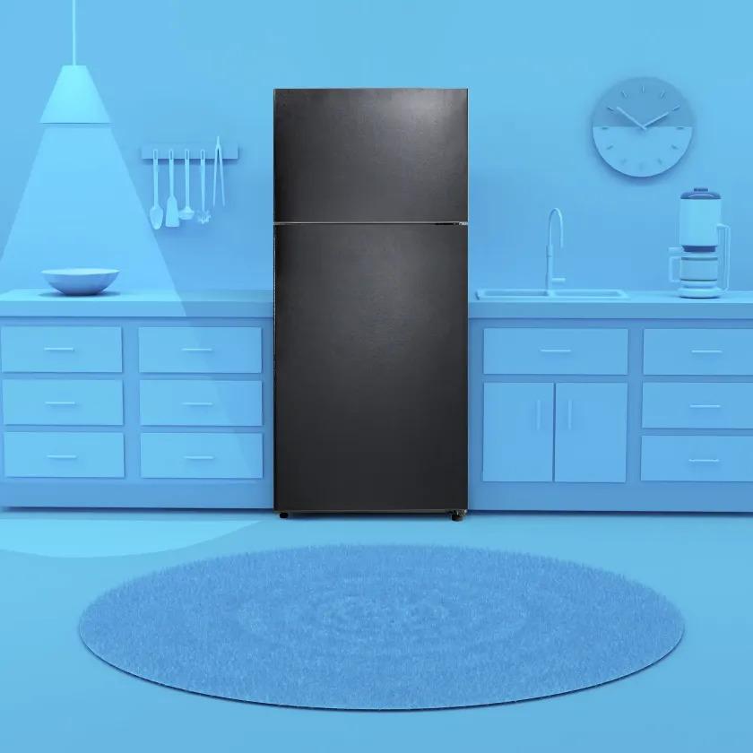 Element Appliance ERT18CSCB Element 18.0 Cu. Ft. Top Freezer Refrigerator - Black