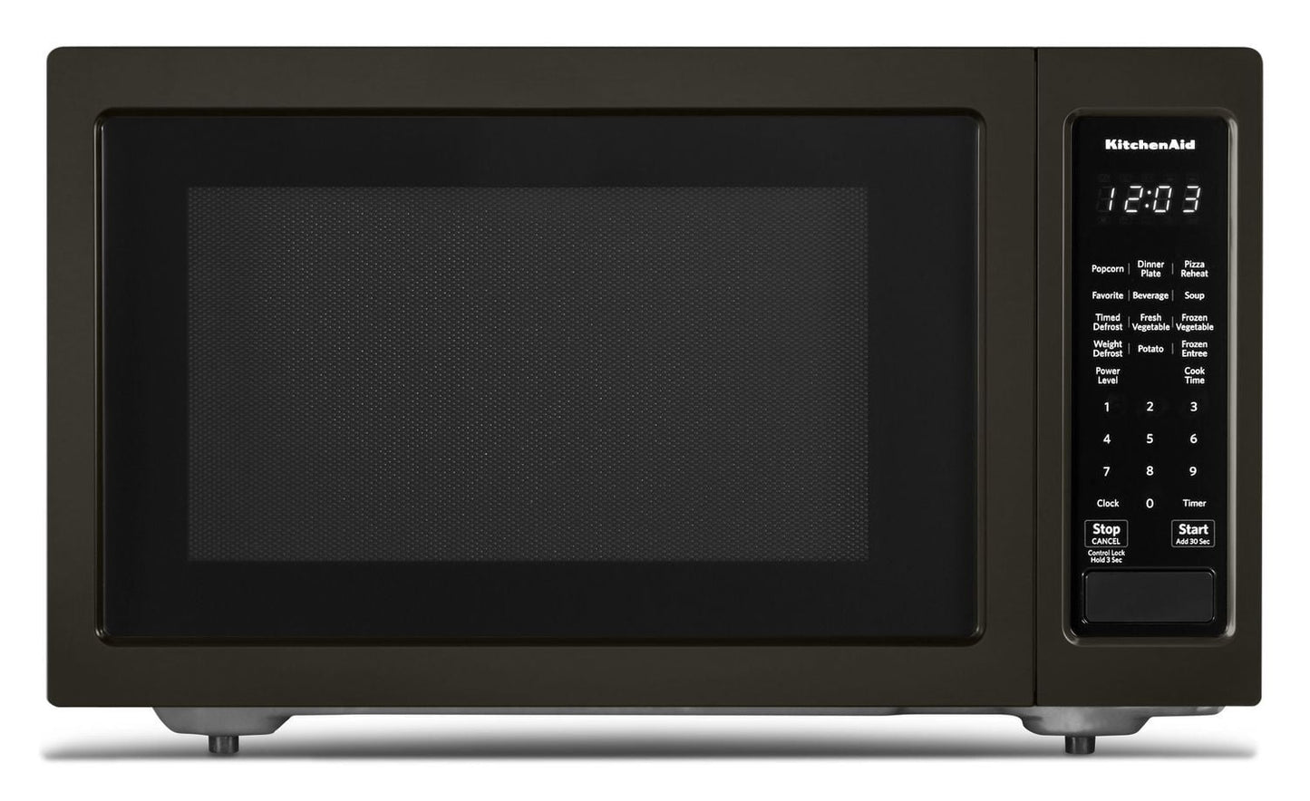 Kitchenaid KMCS1016GBS 21 3/4" Countertop Microwave Oven With Printshield Finish - 1200 Watt Black Stainless Steel With Printshield™ Finish