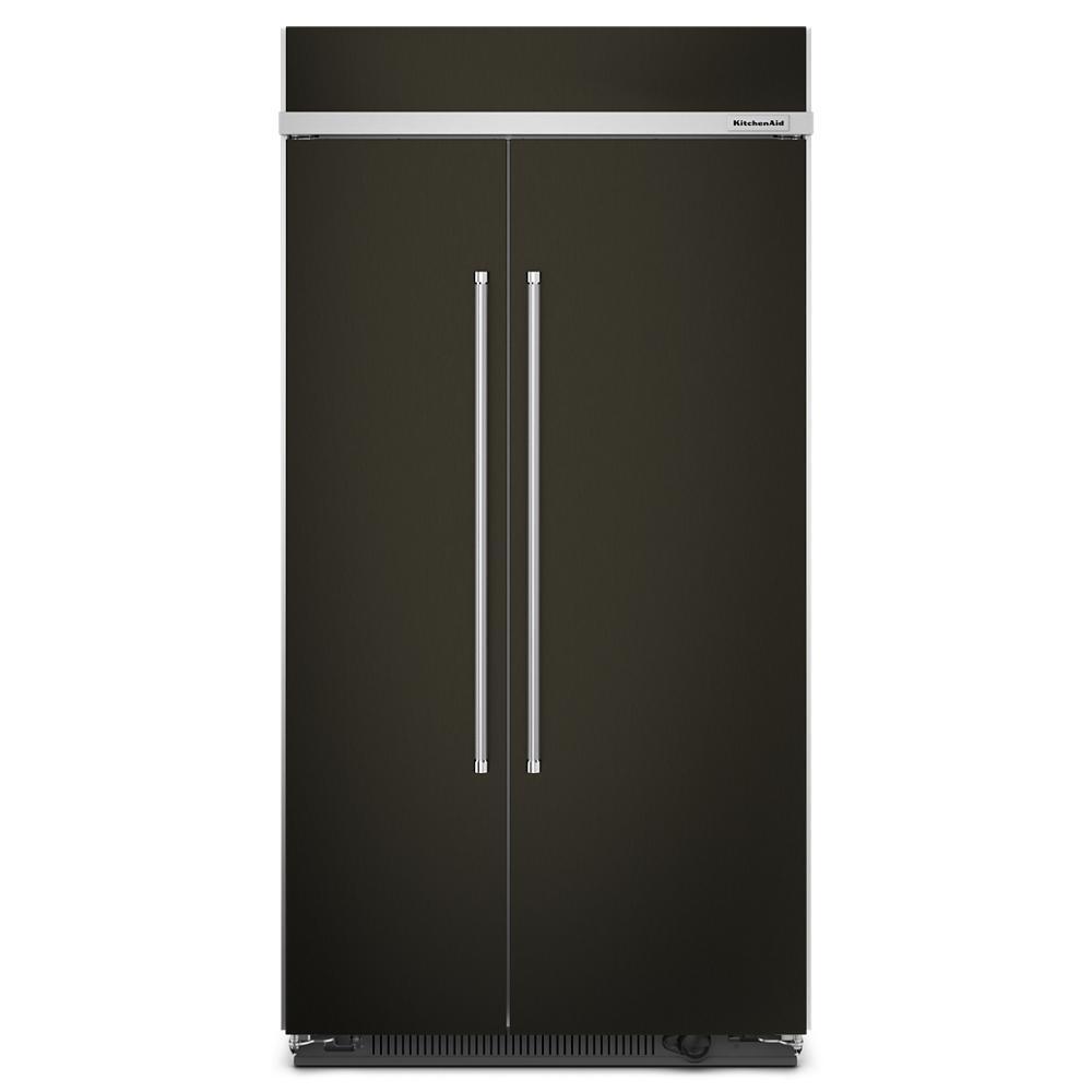 Kitchenaid KBSN702MBS 25.5 Cu Ft. 42" Built-In Side-By-Side Refrigerator With Printshield&#8482; Finish