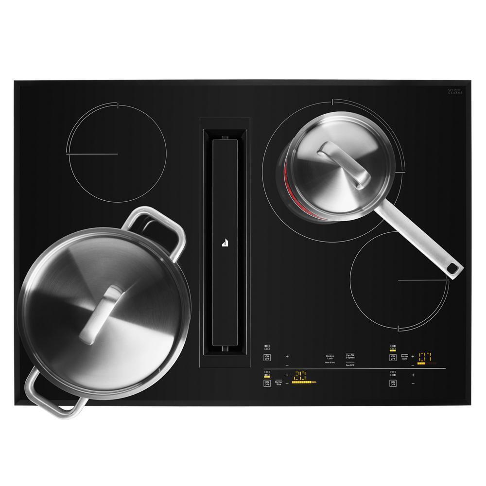 Jennair JED4430KB 30" Oblivion Glass Electric Radiant Downdraft Cooktop With Tap Touch Controls