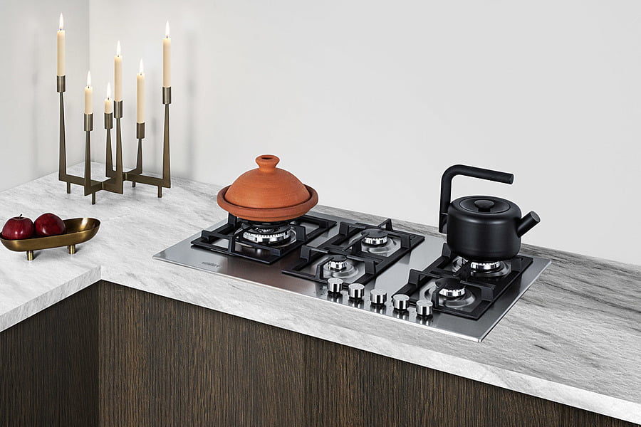 Summit GCJ536SS 34" Wide 5-Burner Gas Cooktop In Stainless Steel