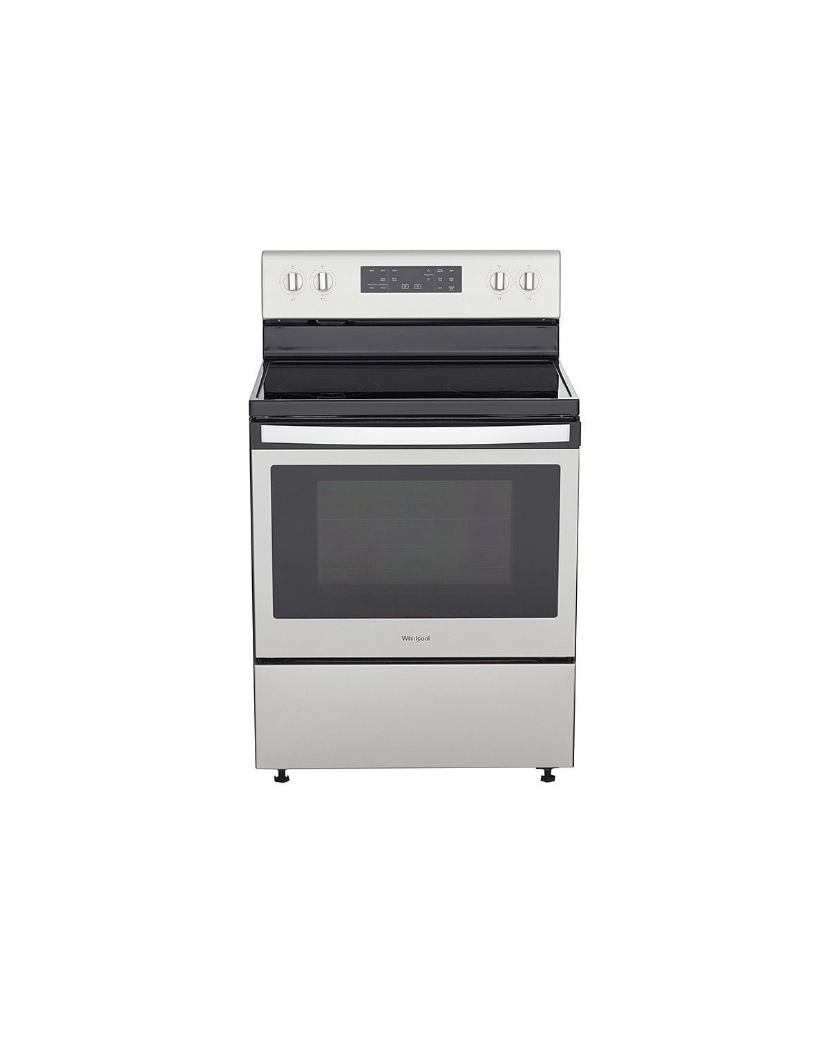 Whirlpool WFE525S0HS 5.3 Cu. Ft. Freestanding Electric Range With Frozen Bake Technology Black-On-Stainless