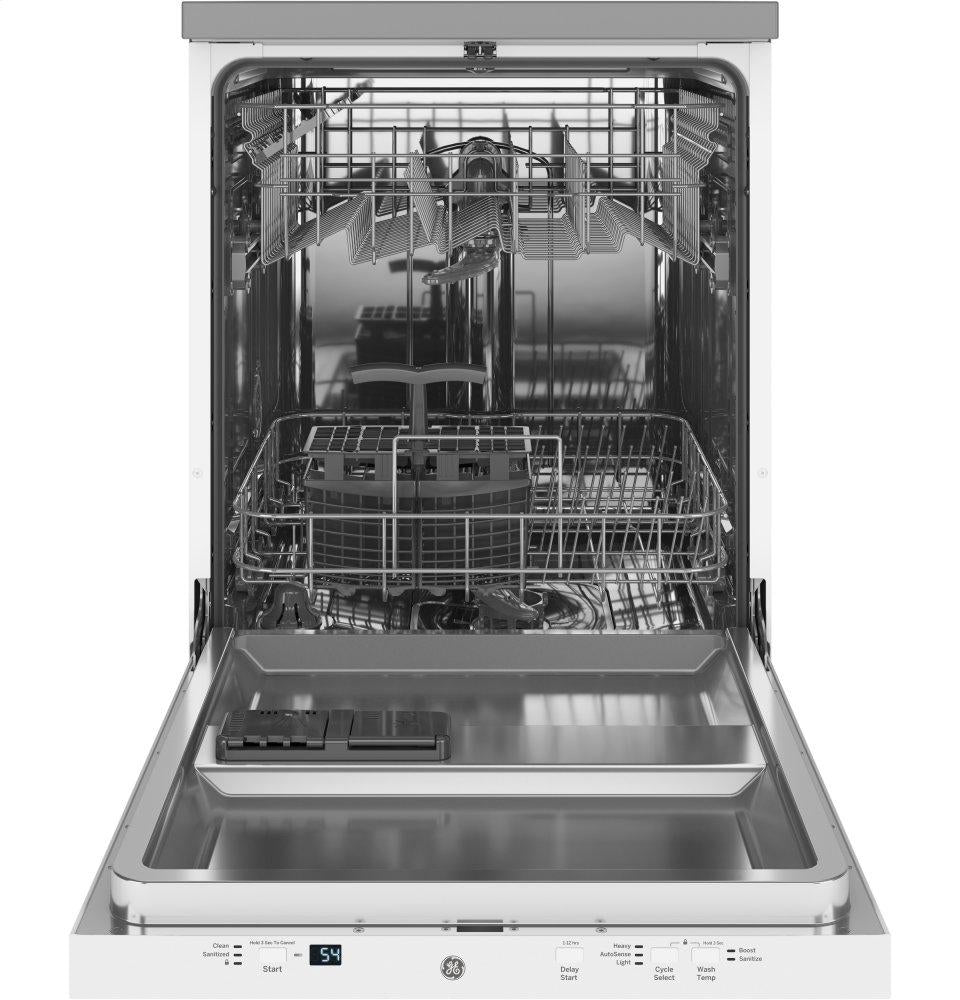 Ge Appliances GPT225SGLWW Ge® 24" Stainless Steel Interior Portable Dishwasher With Sanitize Cycle