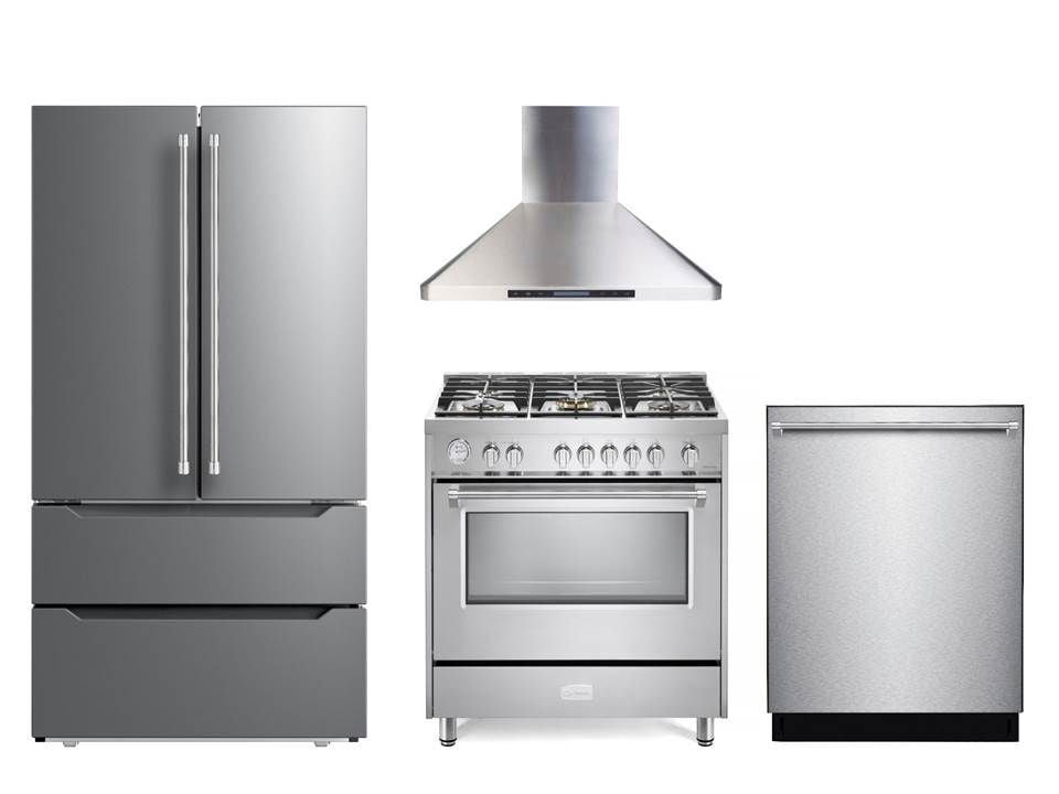 Verona VDFSGG365SS Stainless Steel 36" Designer Gas Range