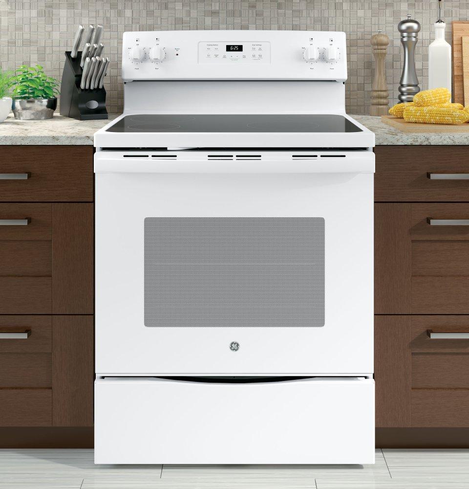 Ge Appliances JB625DKWW Ge® 30" Free-Standing Electric Range