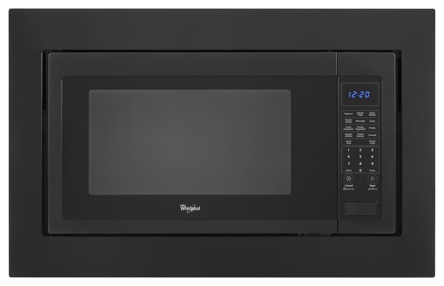 Whirlpool MK2220AB 30 In. Microwave Trim Kit Black