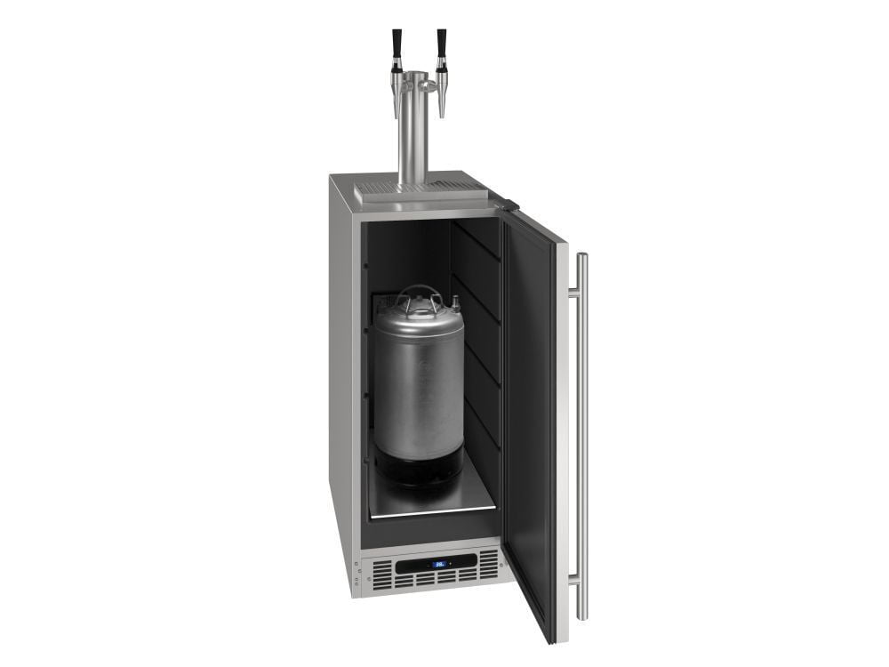 U-Line UHDE215SS03A 15" Nitro Infused Cold Coffee Dispenser With Stainless Solid Finish (115 V/60 Hz Volts /60 Hz Hz)