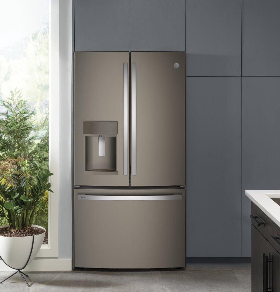 Ge Appliances PFE28KMKES Ge Profile™ Series Energy Star® 27.7 Cu. Ft. French-Door Refrigerator With Hands-Free Autofill