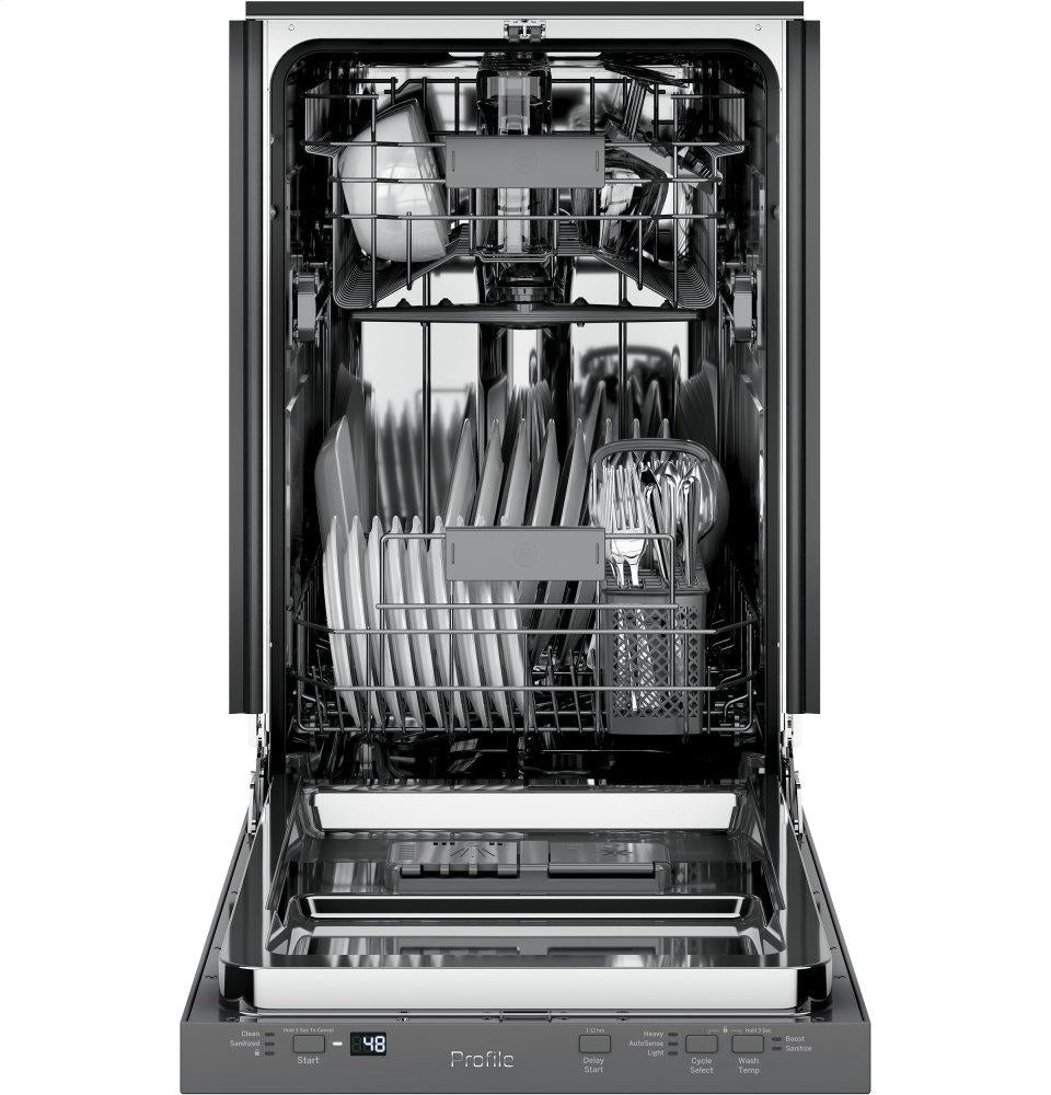 Ge Appliances PDT145SSLSS Ge Profile™ 18" Ada Compliant Stainless Steel Interior Dishwasher With Sanitize Cycle