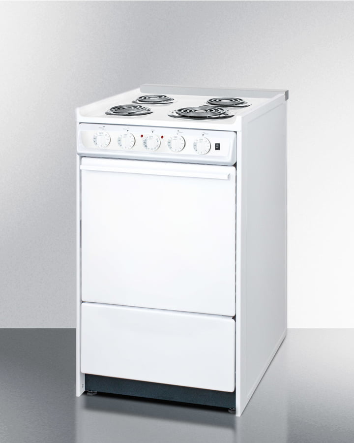 Summit WEM110R 20" Wide Electric Coil Top Range