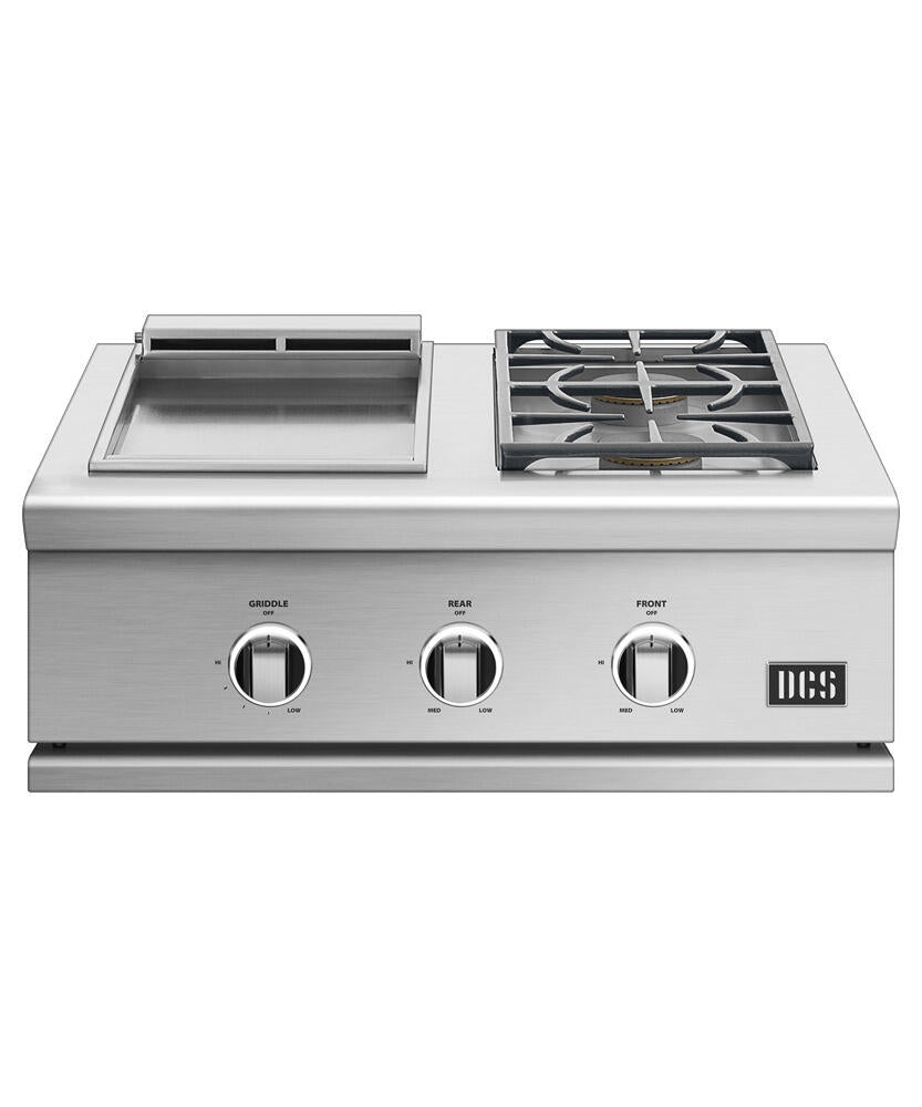 Dcs GDSBE1302L 30" Griddle/Side Burner, Lp Gas