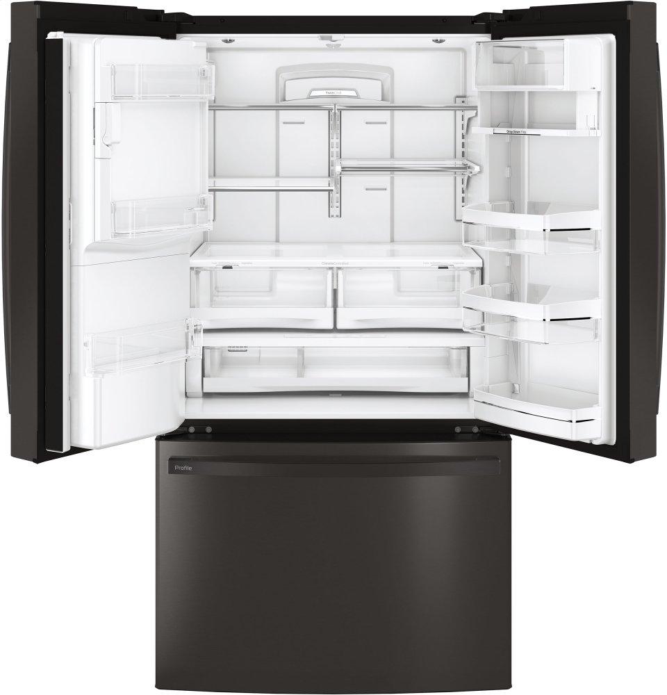 Ge Appliances PFE28KBLTS Ge Profile&#8482; Series Energy Star® 27.7 Cu. Ft. French-Door Refrigerator With Hands-Free Autofill