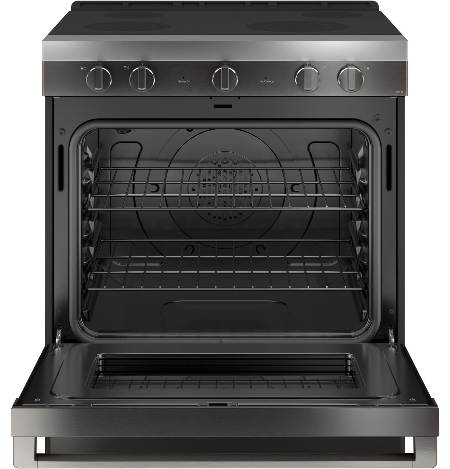 Haier QSS740BNTS 30" Smart Slide-In Electric Range With Convection