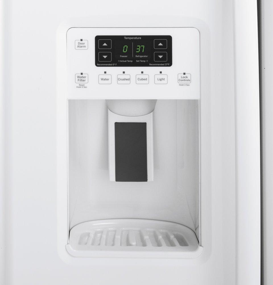 Ge Appliances GZS22DGJWW Ge® 21.9 Cu. Ft. Counter-Depth Side-By-Side Refrigerator