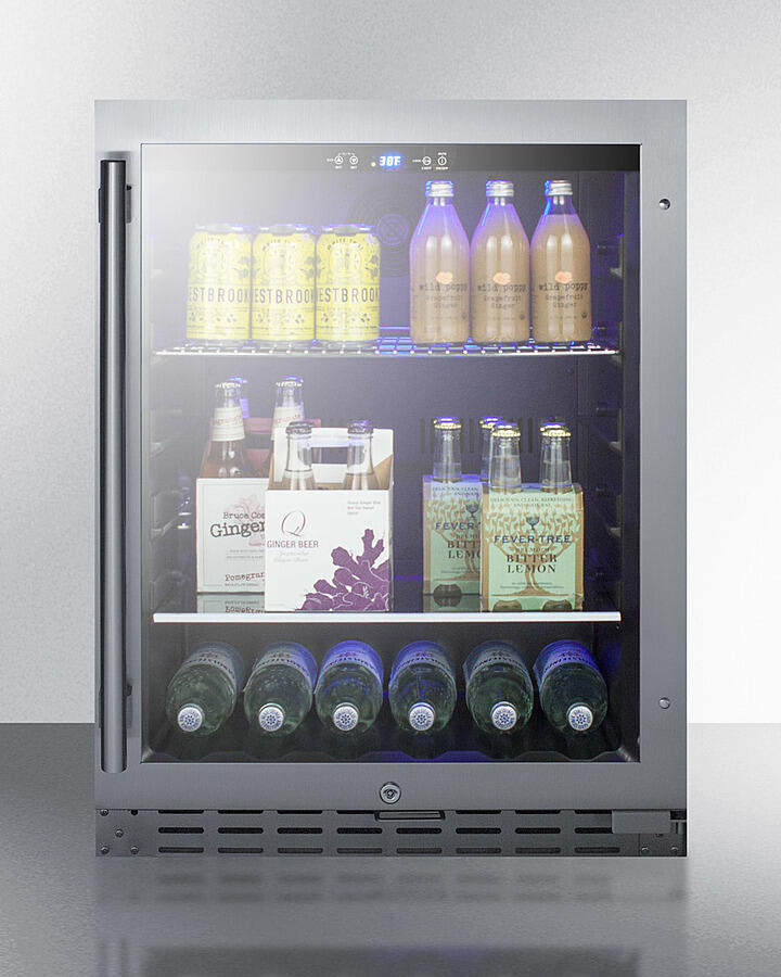 Summit ALBV2466 24" Wide Built-In Beverage Cooler, Ada Compliant