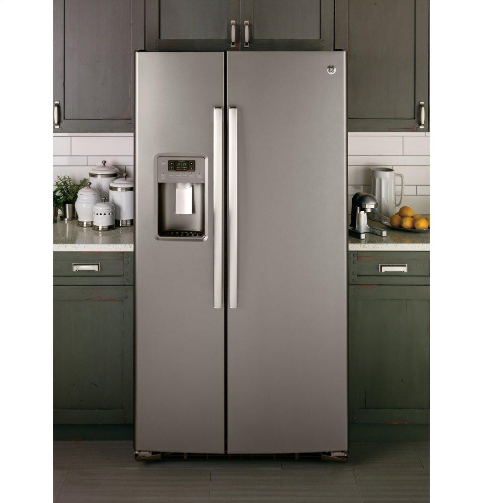 Ge Appliances GSS25GMHES Ge® 25.3 Cu. Ft. Side-By-Side Refrigerator