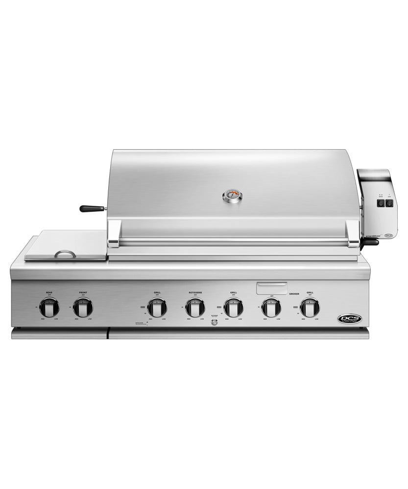 Dcs BH148RSN 48" Grill, Rotisserie And Side Burners, Natural Gas