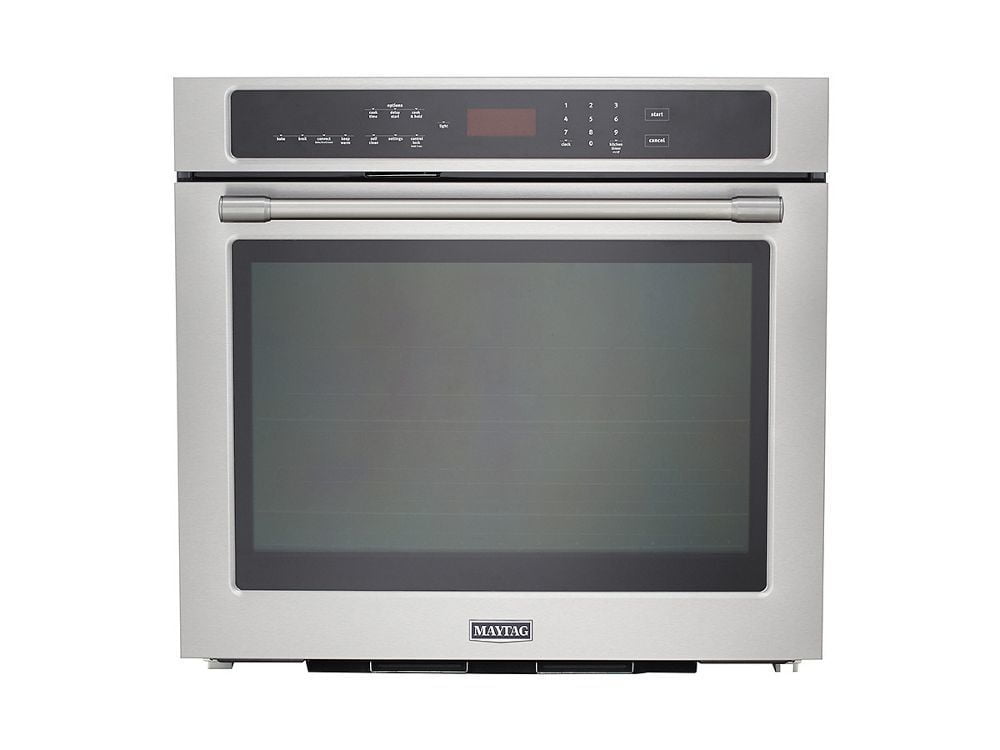 Maytag MEW9527FZ 27-Inch Wide Single Wall Oven With True Convection - 4.3 Cu. Ft.